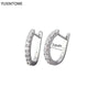 White crystal earrings (925)AzizaK