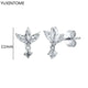 White crystal earrings (925)AzizaK