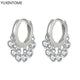 White crystal earrings (925)AzizaK
