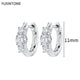 White crystal earrings (925)AzizaK