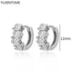 White crystal earrings (925)AzizaK