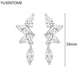 White crystal earrings (925)AzizaK