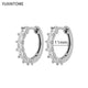 White crystal earrings (925)AzizaK