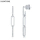 White crystal earrings (925)AzizaK