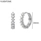 White crystal earrings (925)AzizaK
