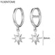 White crystal earrings (925)AzizaK
