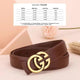 Women’s PU Leather Belt With Moon Temperament ButtonAzizaK
