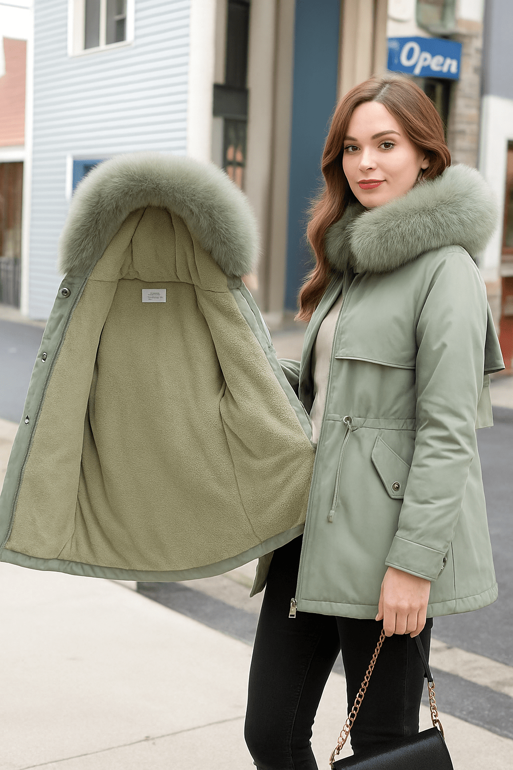 Wool Lined CoatAzizaK