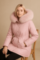 Wool Lining Coat Slim Hooded Parkas With Fur CollarAzizaK