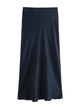 XNWMNZ Flowy Satin Midi SkirtAzizaK