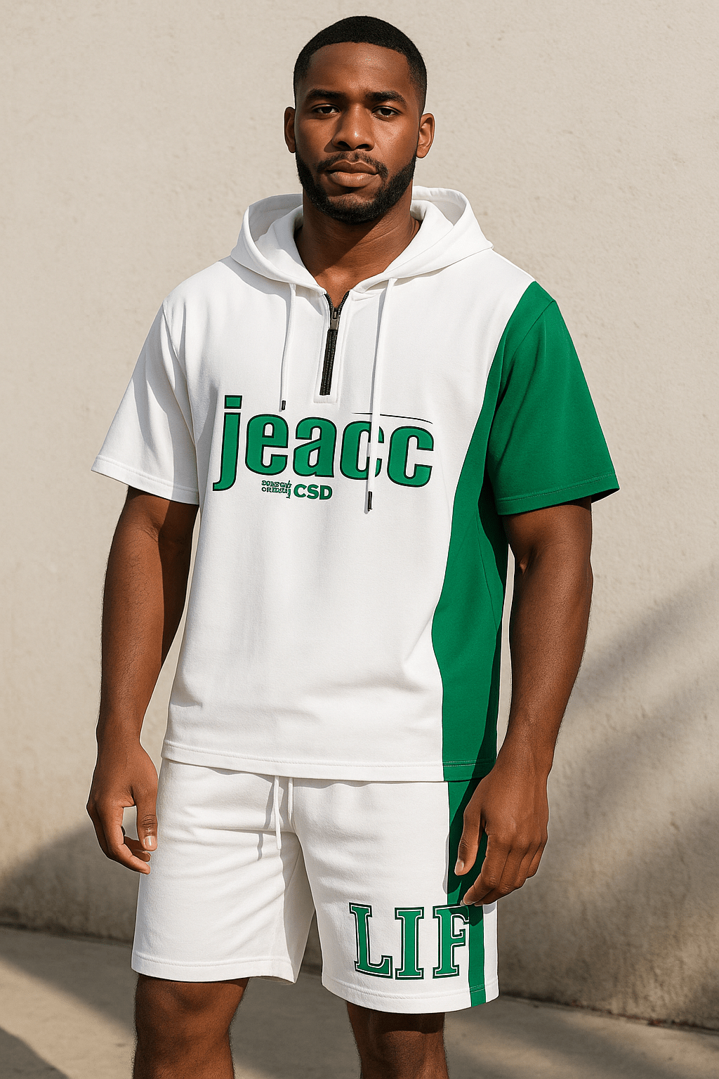 Youth Streetwear Set β Men's Short Sleeve T-Shirt & Shorts (2 - Piece)AzizaK
