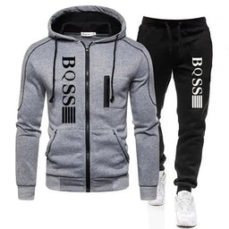 Zip - up cardigan jacket + sweatpantsAzizaK