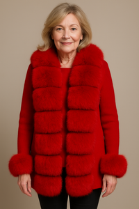 Luxury Faux Fur Panel Vest – Soft Touch Collection