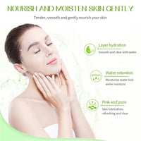 10pcs Natural Aloe Vera Gel Face Mask Remove Acne Control Oil Depth Replenishment Moisturizing Wrapped Mask Shrink PoresAzizaK