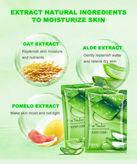 10pcs Natural Aloe Vera Gel Face Mask Remove Acne Control Oil Depth Replenishment Moisturizing Wrapped Mask Shrink PoresAzizaK