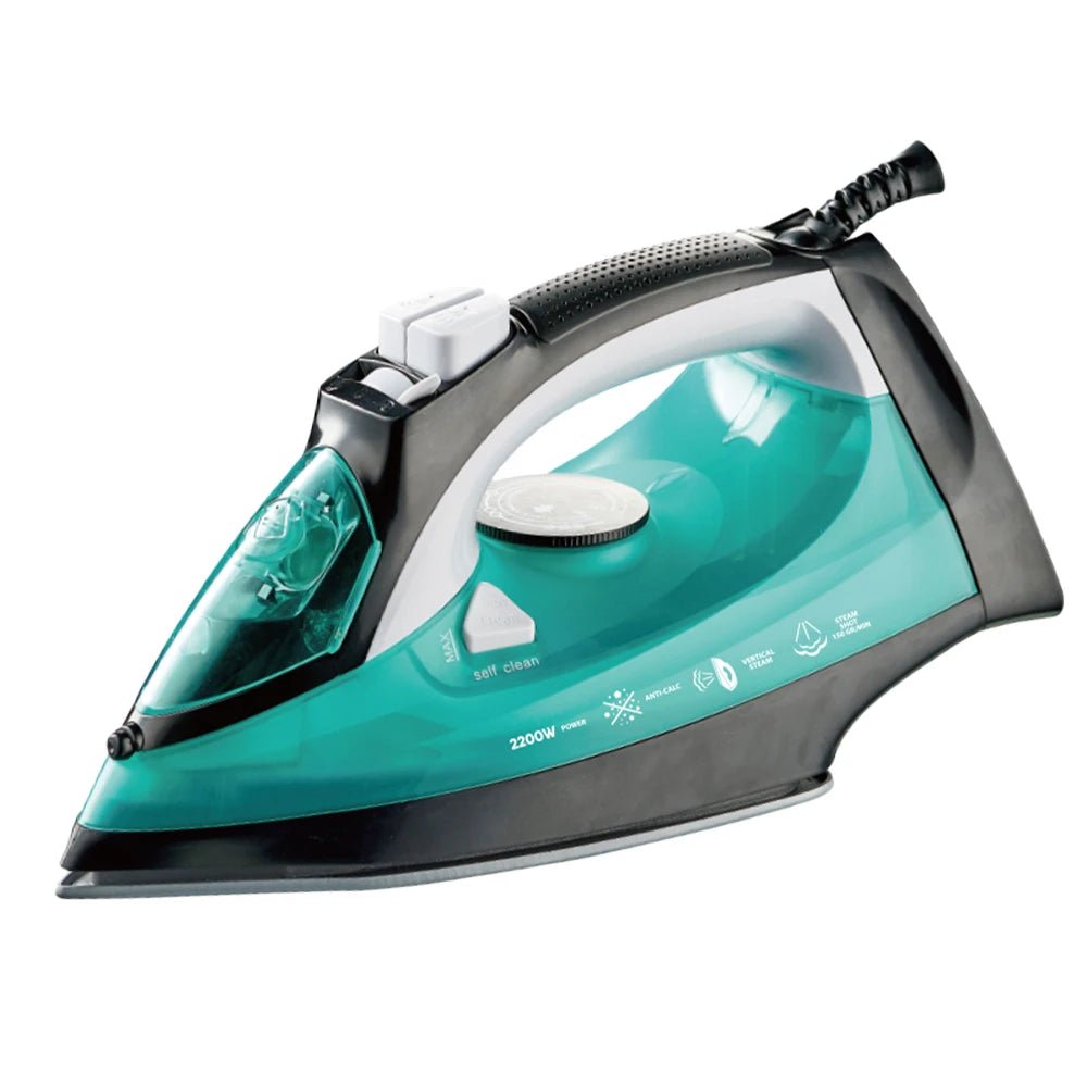 110 or 220V Electric Steam Iron for Clothes With Non - stick Soleplate For Home Use, Automatic Shut - off, Ceramic SoleplateAzizaK