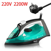 110 or 220V Electric Steam Iron for Clothes With Non - stick Soleplate For Home Use, Automatic Shut - off, Ceramic SoleplateAzizaK