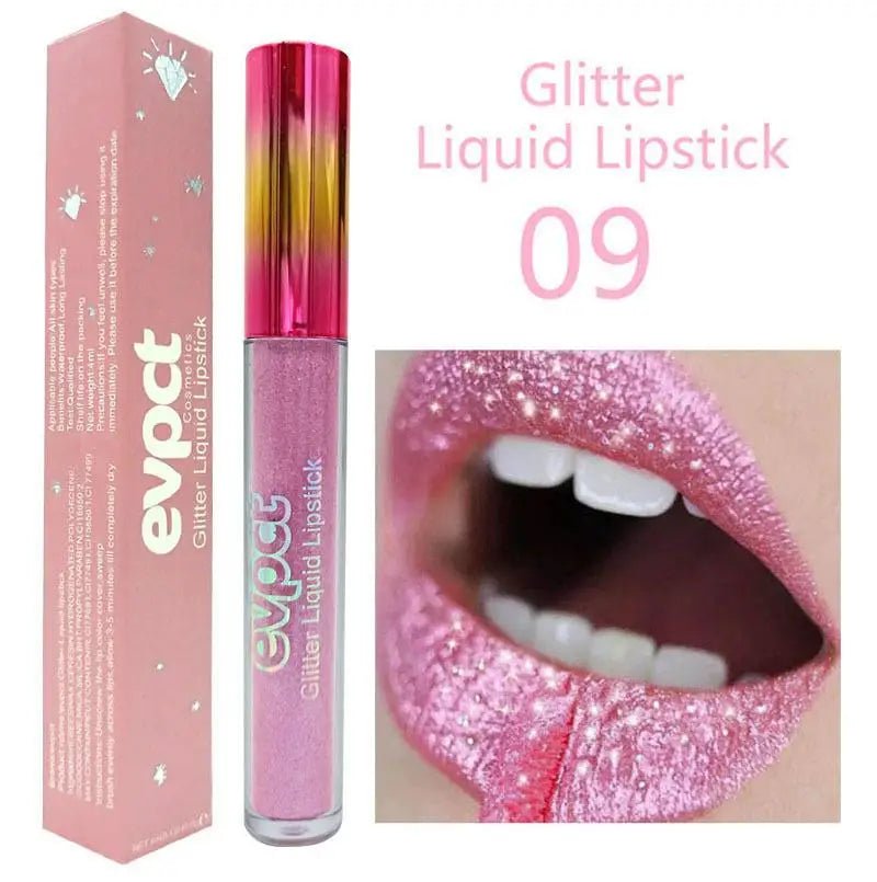 12 Colors Diamond Shiny Long Lasting LipsticksAzizaK