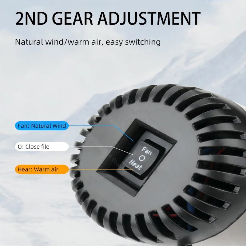 12V 120W Car Heater Fan Portable Electric Auto Windshield DryerAzizaK