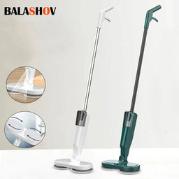 2 in 1 Electric Rotating Mop Cleaner, Automatic, Cordless, 360° RotatingAzizaK