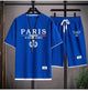 🇫🇷 2 - Piece Set – Paris Casual T-Shirt & Shorts | Summer Streetwear TracksuitAzizaK