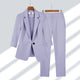 2023 Summer Women's Thin Jacket Blazer Set Casual Wide Leg Pants Two - Piece Elegant Business Office OutfitsAzizaK