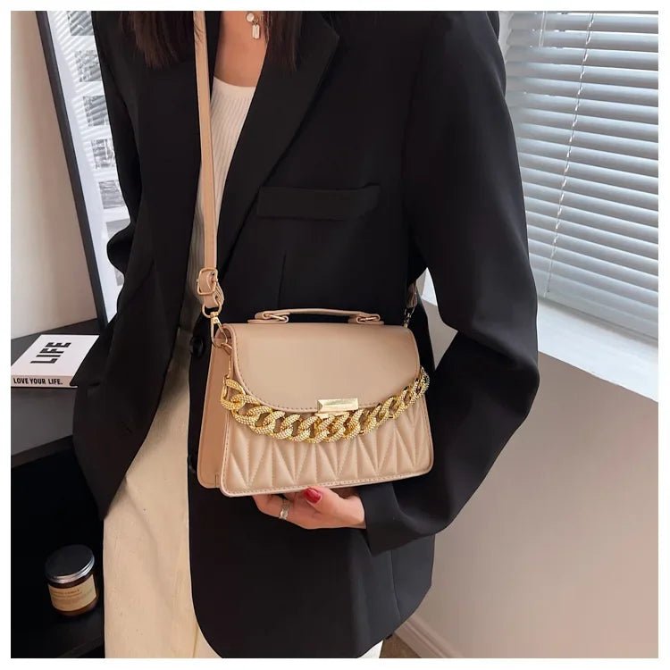 2024 New Designer Crossbody Shoulder Bag for Women Fashionable Chain Handbag Brand Ladies PursesAzizaK