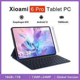 2024 NEW Mi Pad 6 Pro Android Tablet PC Android 12 11 Inch 16GB 1T 5G Dual SIM Phone Call GPS Bluetooth WiFi Google Tablette PCAzizaK