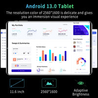 2024 Original Global Version Tablet 11.6 inch HD 4K Android 13 16GB+1T 12000mAh 5G Dual SIM Phone Call WiFi GPS TabletAzizaK