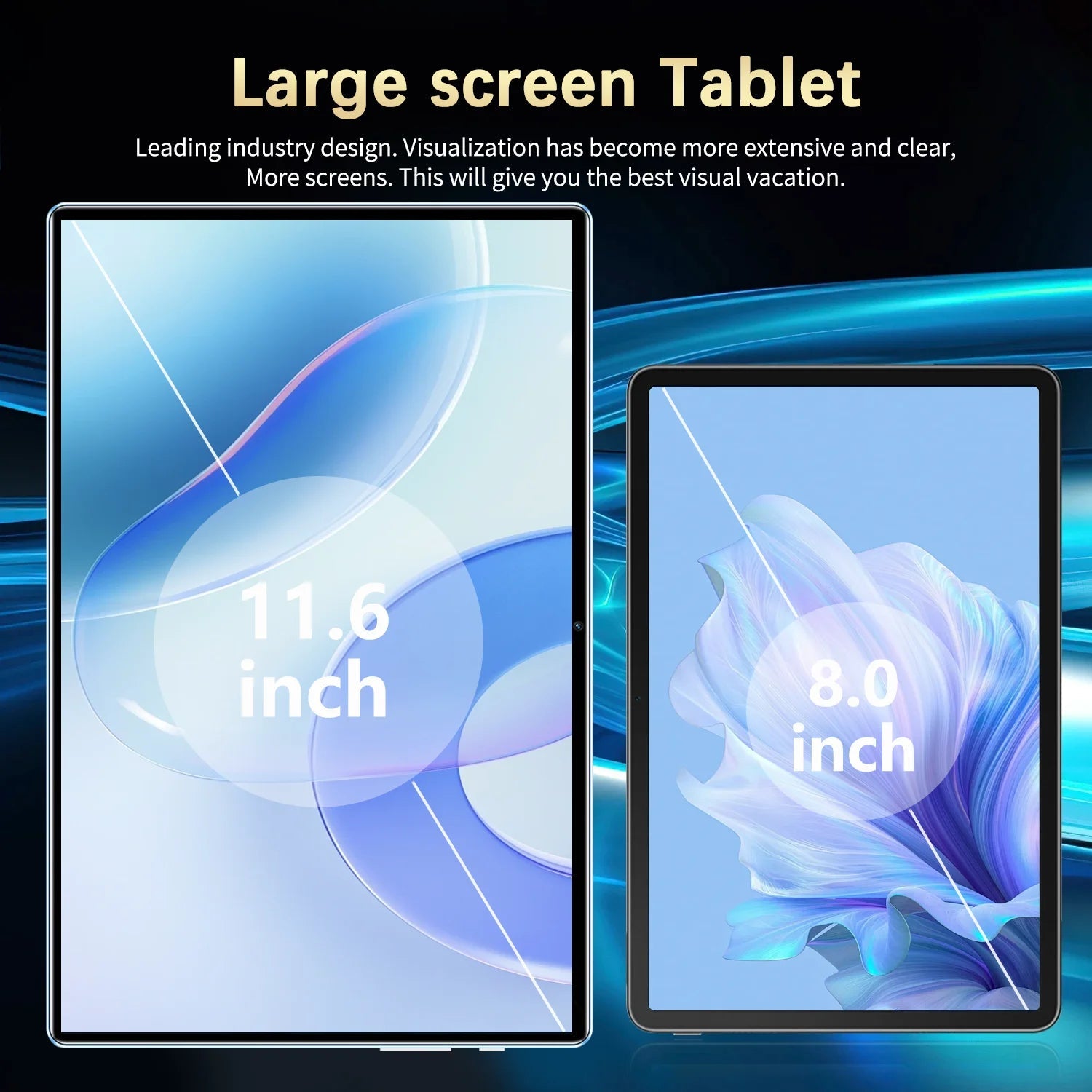 2024 Original Global Version Tablet 11.6 inch HD 4K Android 13 16GB+1T 12000mAh 5G Dual SIM Phone Call WiFi GPS TabletAzizaK