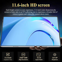 2024 Original Global Version Tablet 11.6 inch HD 4K Android 13 16GB+1T 12000mAh 5G Dual SIM Phone Call WiFi GPS TabletAzizaK