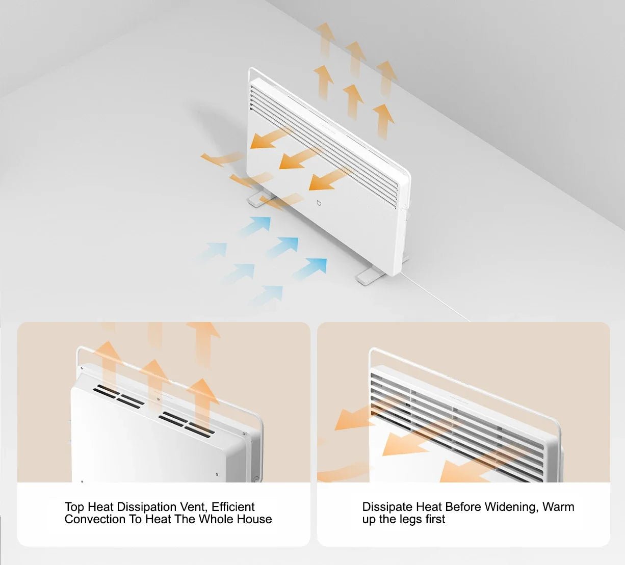 2200W Electric Heater for Home 6S Fast Heating Temperature Control Heaters Warmer MachineAzizaK