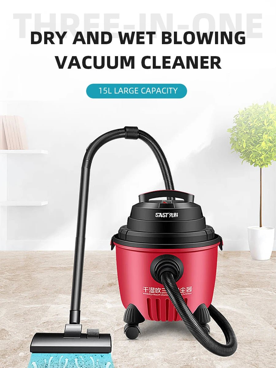 220V 1200W High Power Electric Vacuum Cleaner Bucket Wet Dry Vacuum CleanerAzizaK