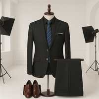 Men’s Premium 3-Piece Business Suit Set – Jacket, Vest & Trousers