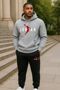 Jordan-Inspired Tracksuit – Sporty 2-Piece Set with Hoodie & Joggers