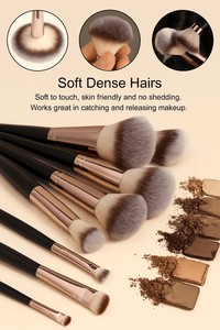 3 - 20pcs Professional Makeup Brush Set, Soft and Fluffy.AzizaK