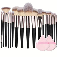 3 - 20pcs Professional Makeup Brush Set, Soft and Fluffy.AzizaK