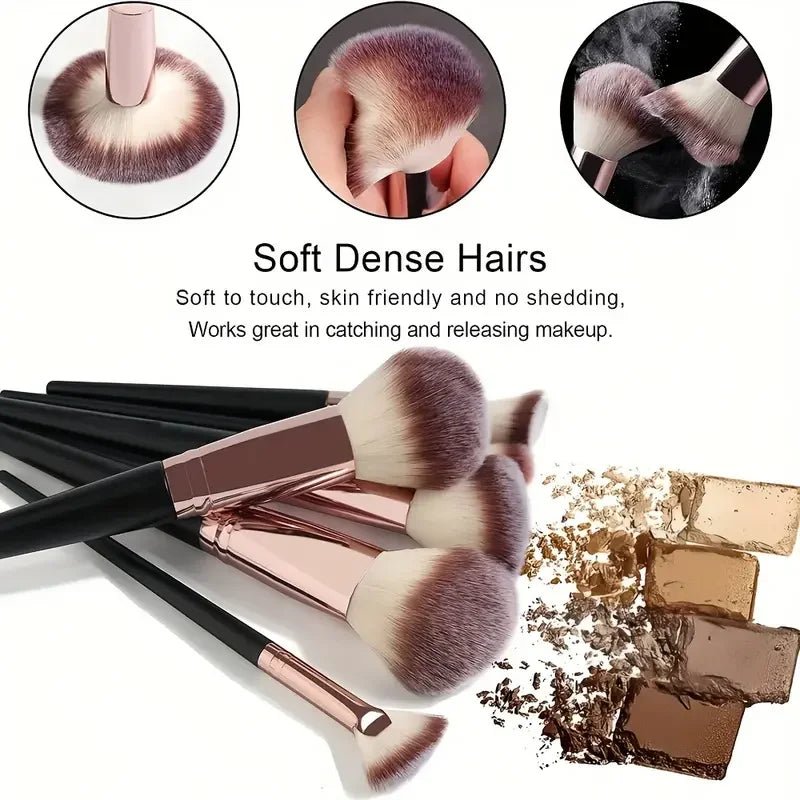 3 - 20pcs Professional Makeup Brush Set, Soft and Fluffy.AzizaK