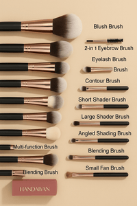 3 - 20pcs Professional Makeup Brush Set, Soft and Fluffy.AzizaK
