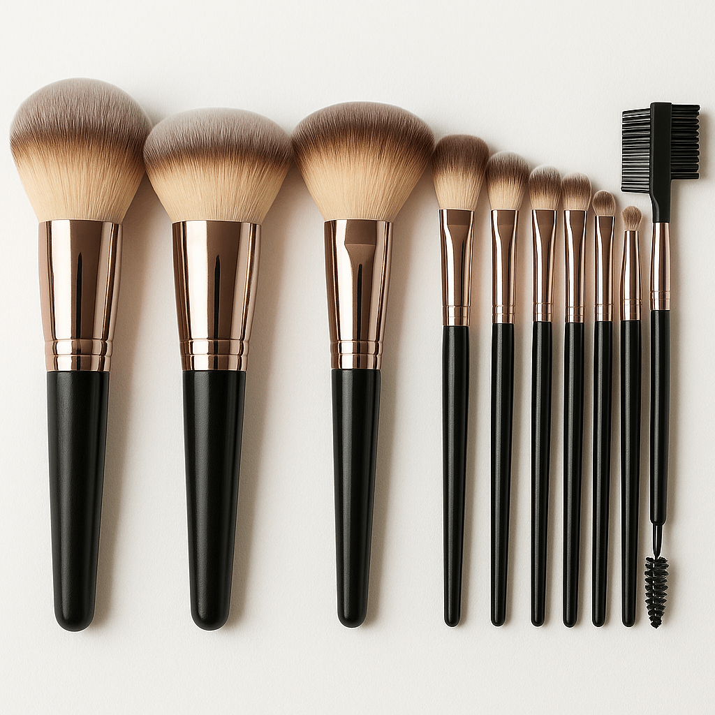 3 - 20pcs Professional Makeup Brush Set, Soft and Fluffy.AzizaK