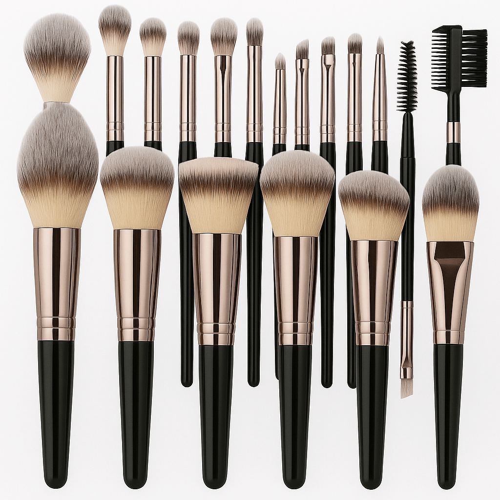 3 - 20pcs Professional Makeup Brush Set, Soft and Fluffy.AzizaK
