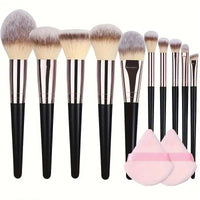 3 - 20pcs Professional Makeup Brush Set, Soft and Fluffy.AzizaK