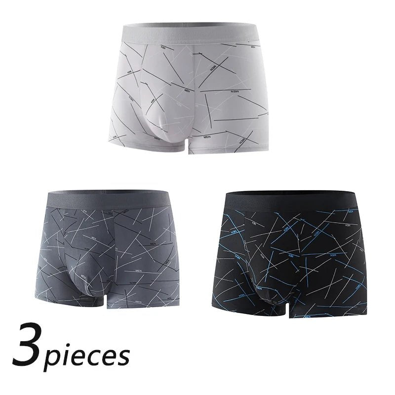 3 Pcs Men’s Sports BoxersAzizaK