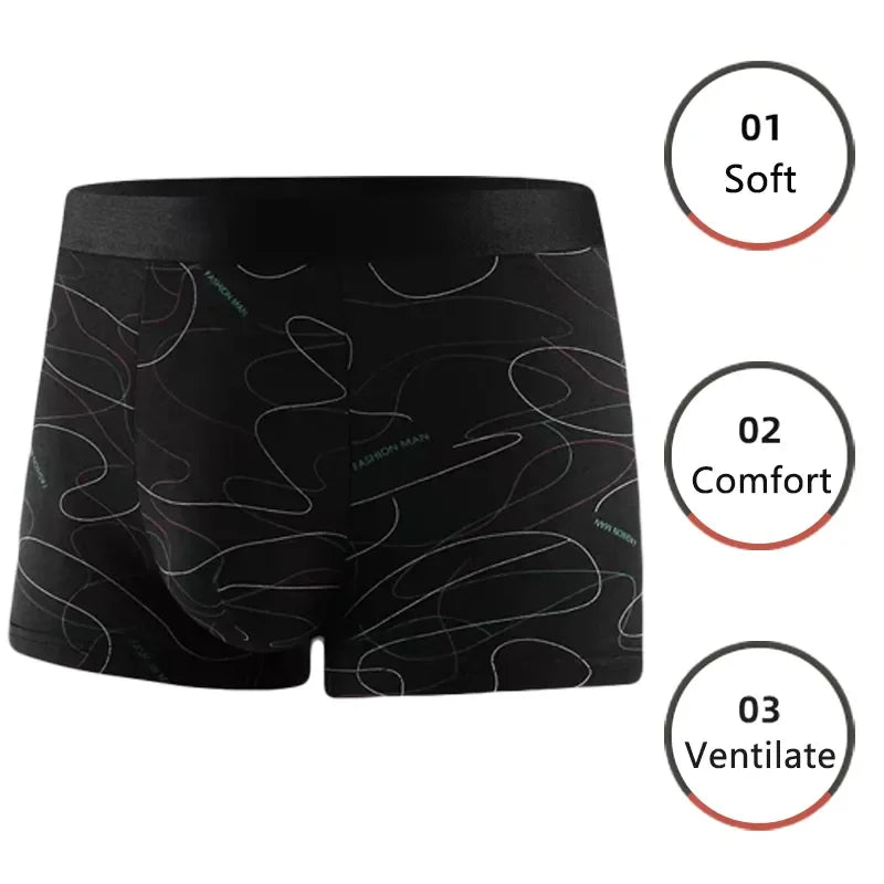 3 Pcs Men’s Sports BoxersAzizaK