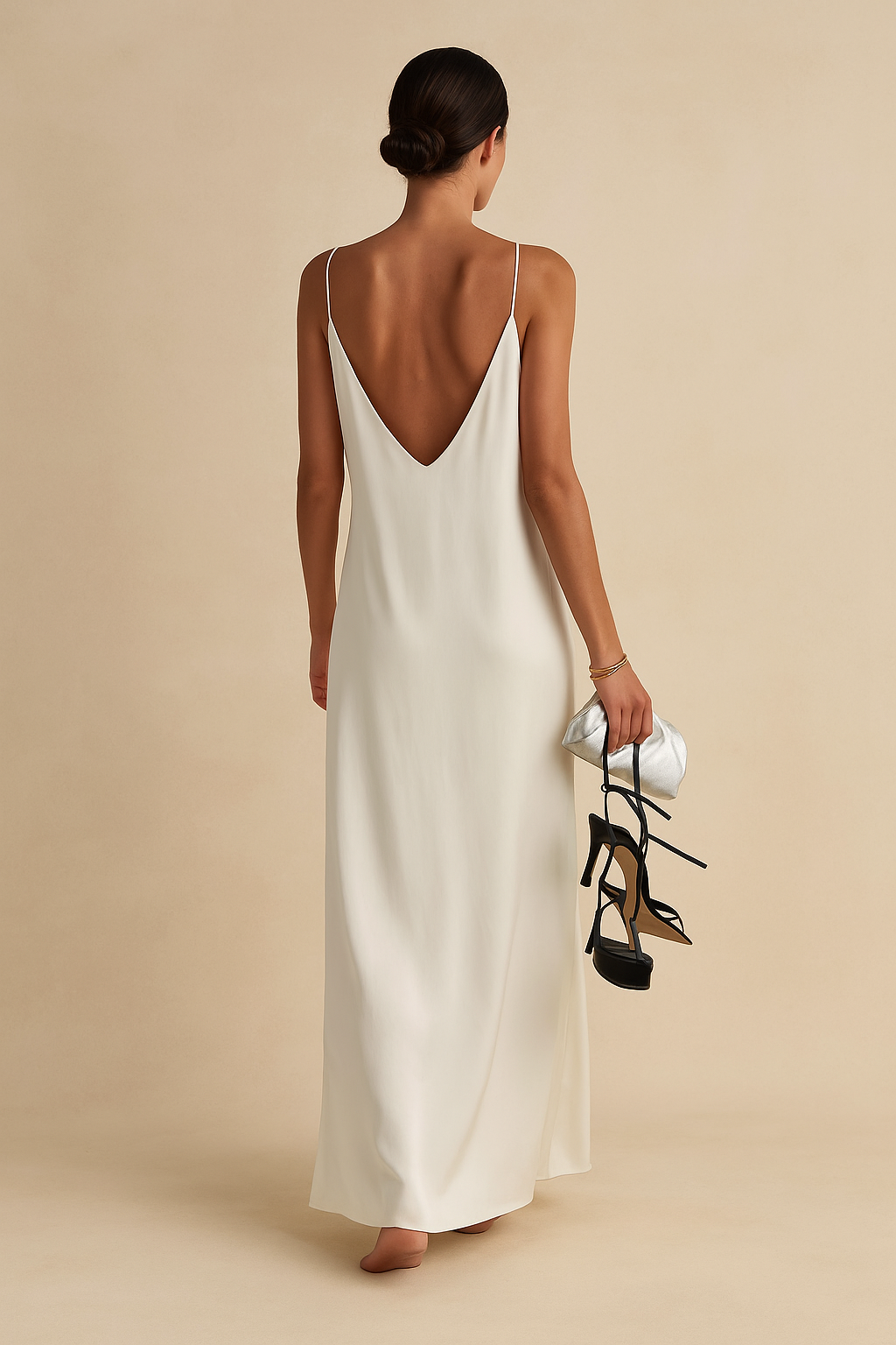 Sleeveless slim summer dress