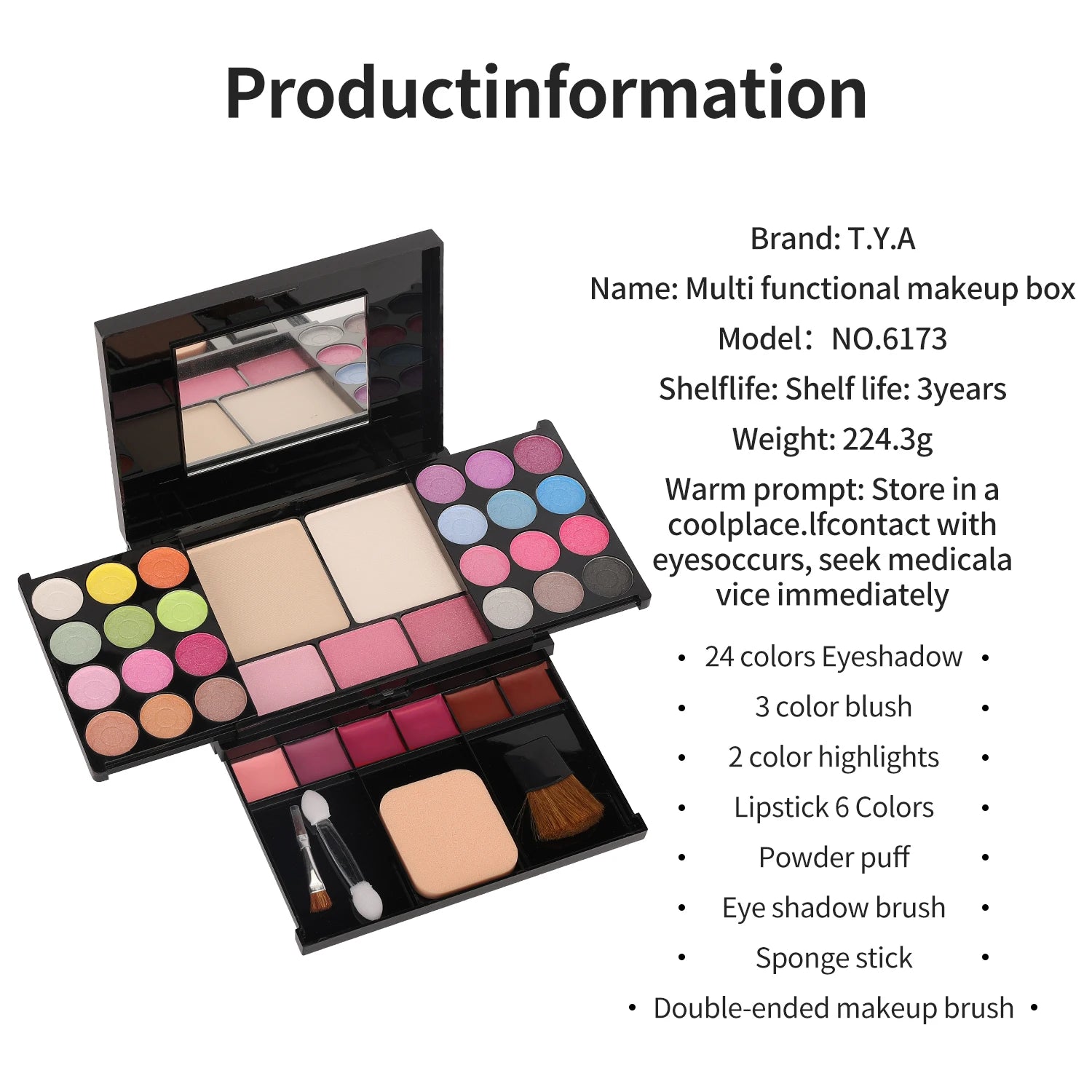 35 color pearl eye shadow makeup plate nude makeup women makeup set combination TYA 6173AzizaK