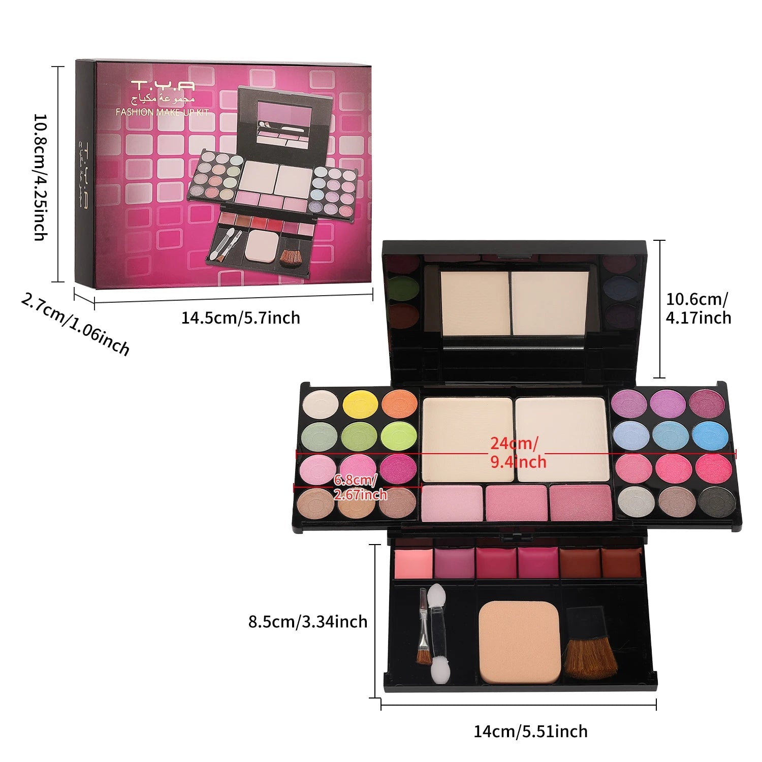 35 color pearl eye shadow makeup plate nude makeup women makeup set combination TYA 6173AzizaK