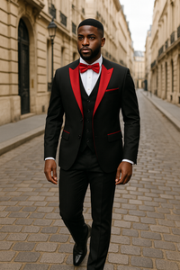 🕴️ 3-Piece Slim Fit Suit – High Quality Jacket, Vest & Trousers
