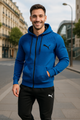 Hooded zip-up jacket + sweatpants