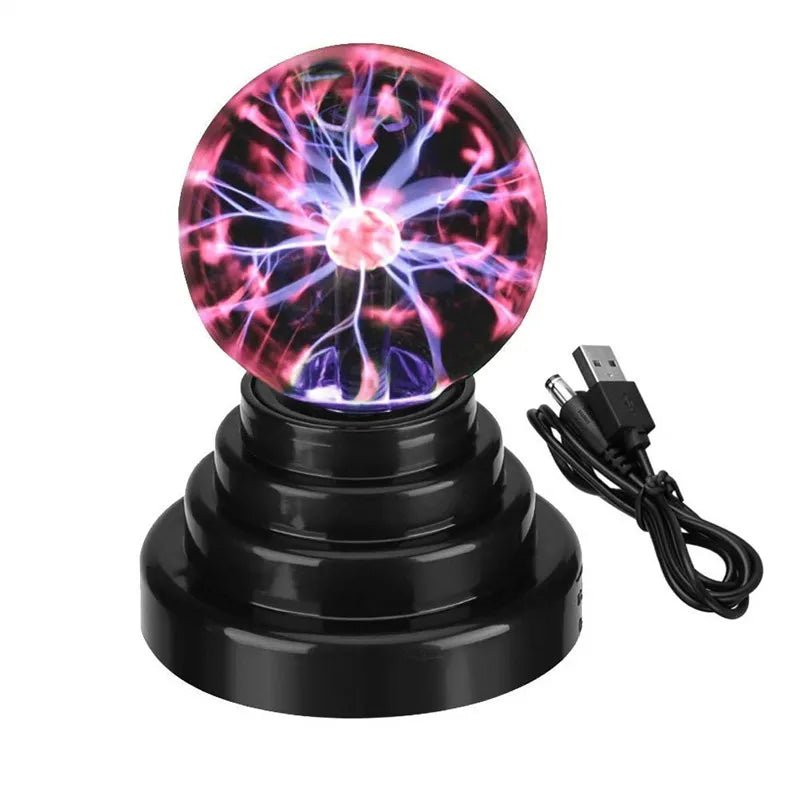 3Inch Novelty Magic Crystal Plasma Ball Touch Lamp LED Night LightAzizaK